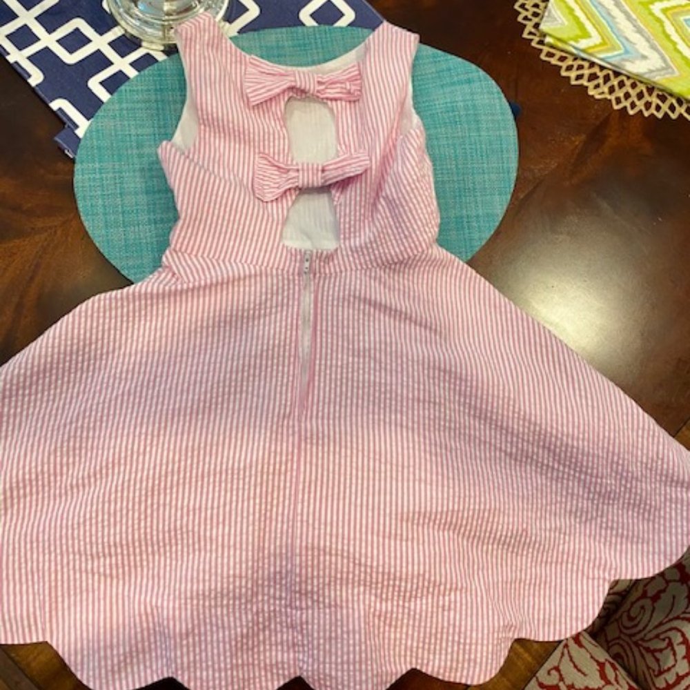 Girls Seersucker dress